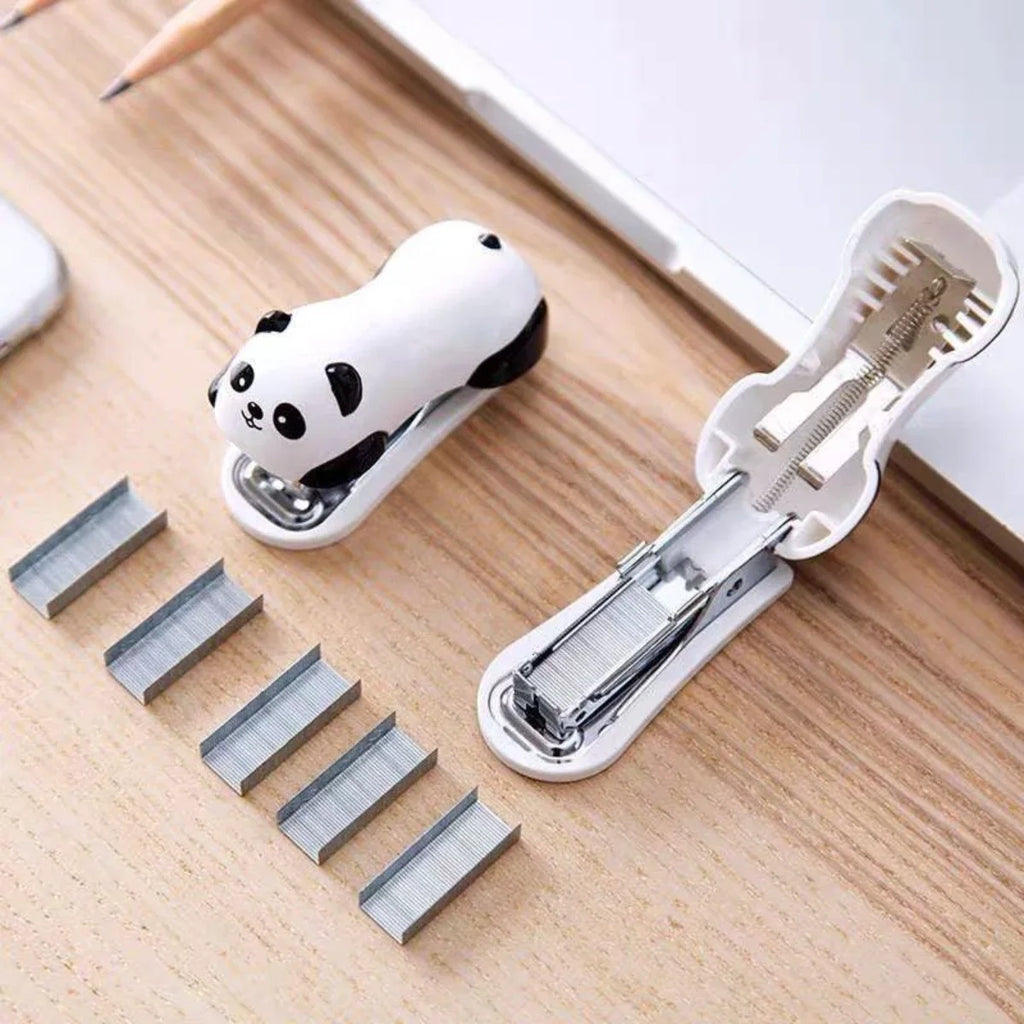 Cute Little Animals Panda Stapler Set Escolar Papelaria School Office Supply Student Prize Birthday Gift