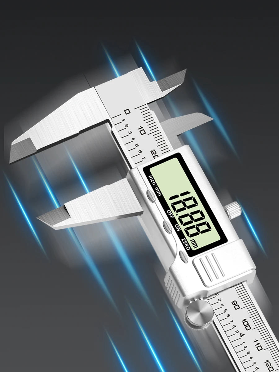 Electronic Vernier Caliper 0-150/200/300mm Digital Vernier Calipers Micrometer Steel Vernier Caliper Messschieber Paquimetro