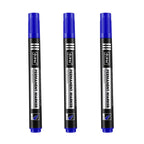 3/6Pcs/Set Permanent Marker Pen Fine Point Waterproof Ink Thin Nib Crude Nib Black Blue Red Ink 1.5mm Fine Color Marker Pens
