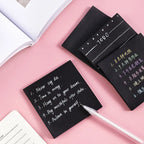 Black N Times Sticky Notes To Do List Memo Pad Notepad Cute School Office Supplies Gift Stationery