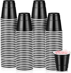 20-60Pc 2oz Mini Party Shot Cups Plastic Black Pink Disposable Birthday Party Wedding Cup for Beer Drinks Soda Punch Water Cups