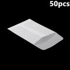 50Pcs/Pack Simple Semi-Transparent Vellum Paper Envelopes Matte Frosted for Postcards Greeting Cards Wedding Invitations