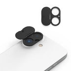 Protective Back WebCam Cover Sticker Anti-Scratch Camera Lens Cap Plastic Phone Lens Privacy Protector for iPhone 16/16Plus