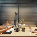Single Double Triple Head LED Clip Desk Lamp Dimmable USB Eye-Caring Architect Table Lamp Computer Monitor Light for Office Home