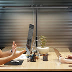 Single Double Triple Head LED Clip Desk Lamp Dimmable USB Eye-Caring Architect Table Lamp Computer Monitor Light for Office Home