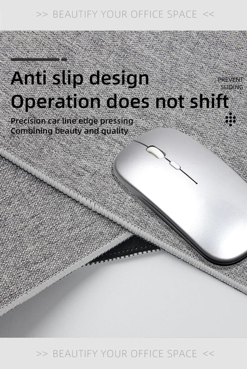 Cotton and Linen Rubber XXL Mouse Pad Gaming MousePad Large Desk Mat Gaming PC Desk Mat Computer Desk Pad Gaming Mouse Pad