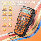 E1000 PRO Label Maker Printer TZ231 Label Maker Tape QWERTY Keyboard Symbols Industrial Printer Work with Heat Shrink Tubes