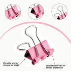 5-30Pcs Metal Binder Clips Colorful File Paper Clip 15/19/25/32/41/51mm Used for Books Stationery Clip School Office Supplies