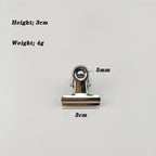 Stainless Steel Bulldog Clips Metal Office Paper Clip Binder Grip Clamp 75mm