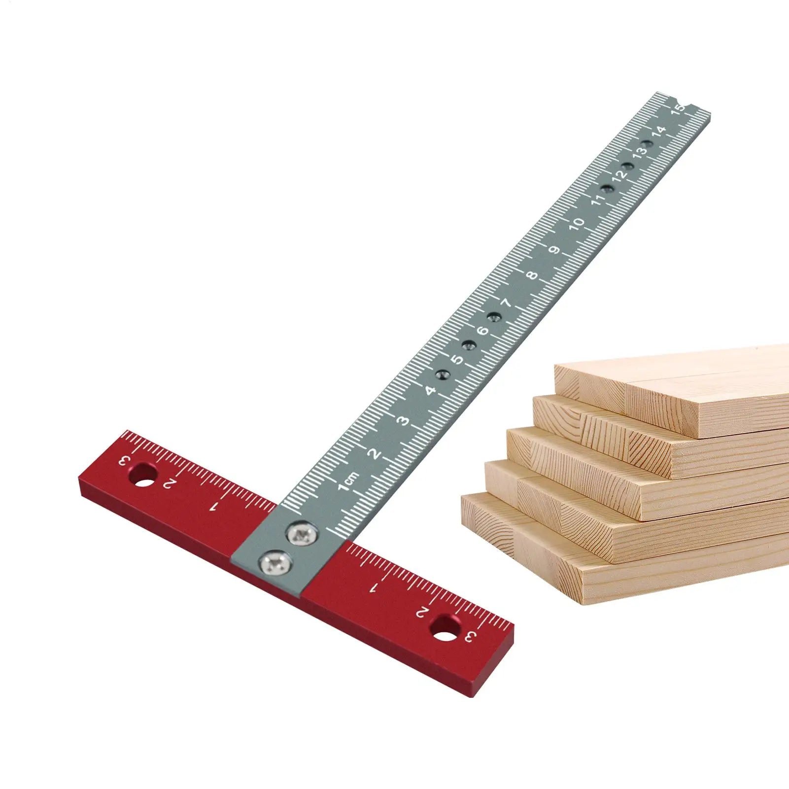 Woodworking Ruler Right Angle T Shape Positioning Marking Ruler Tool Precision Framing Square For Woodworking Carpentry Industry