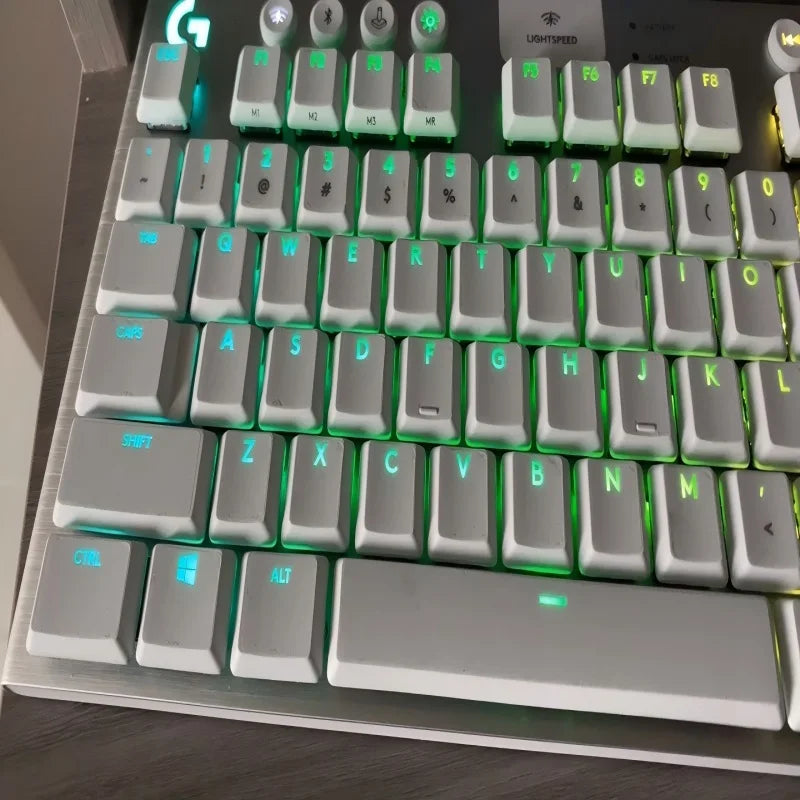 Matte Transparent Semi-Translucent, Suitable for Logitech G813, G913, G915X TKL Keyboard Stickers, Key Film, Anti-Oil
