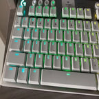 Matte Transparent Semi-Translucent, Suitable for Logitech G813, G913, G915X TKL Keyboard Stickers, Key Film, Anti-Oil