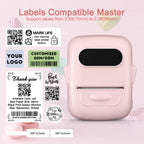 Marklife Thermal Label Printer P50 Protable Bluetooth Wireless Self-Adhesive Printer Tag Price Machine for Office School Kitchen