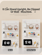 Neat Plastic Pegboard  Desk Organizer with Multiple Accessories for Home Office, Craft Room and Garage Display