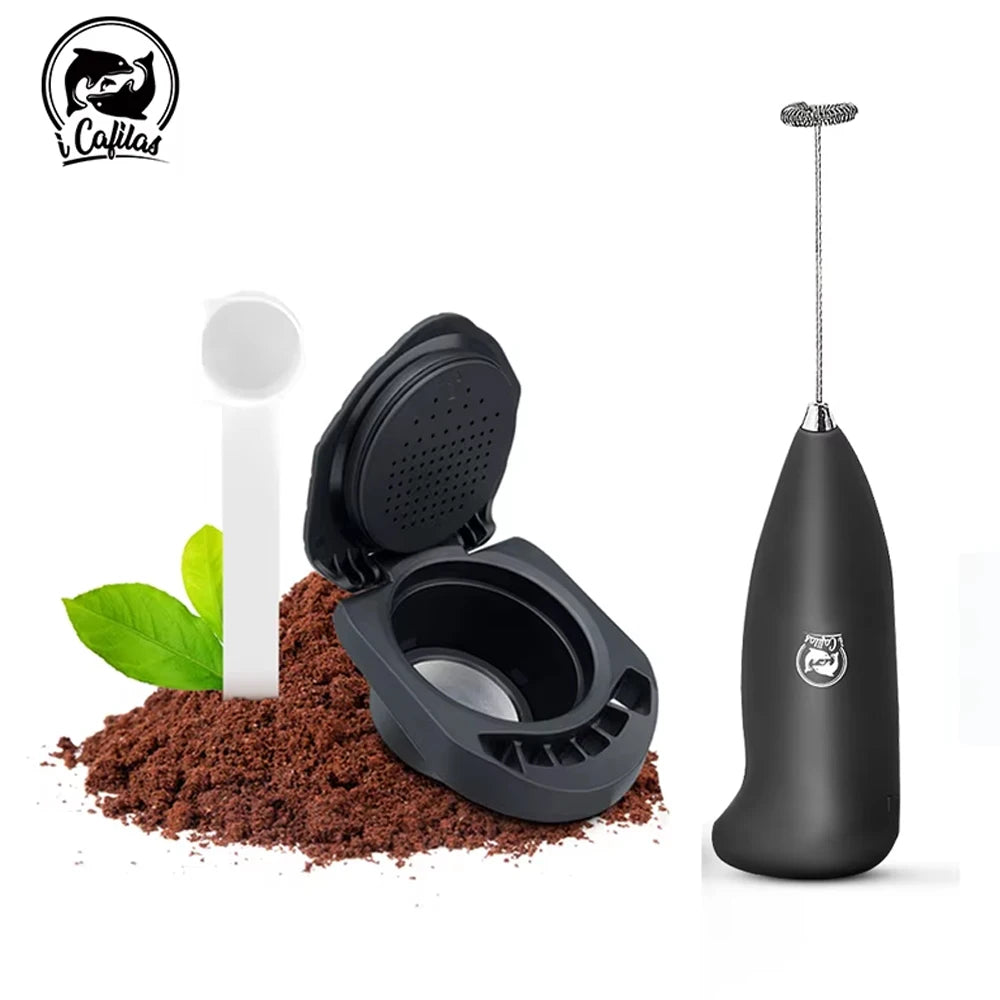 ICafilas Coffee Adapter Dolce Gusto Reusable Capsule Adapter with Genio S Piccolo Coffee Machine Accessories