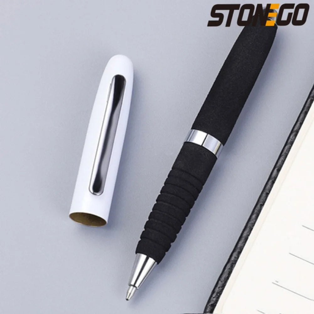 STONEGO Fashion Wallet Pen Short Paragraph Gift Travel Pocket Pen Mini Pocket Short Clip Metal RollerBall Pen Travel Pocket Pen