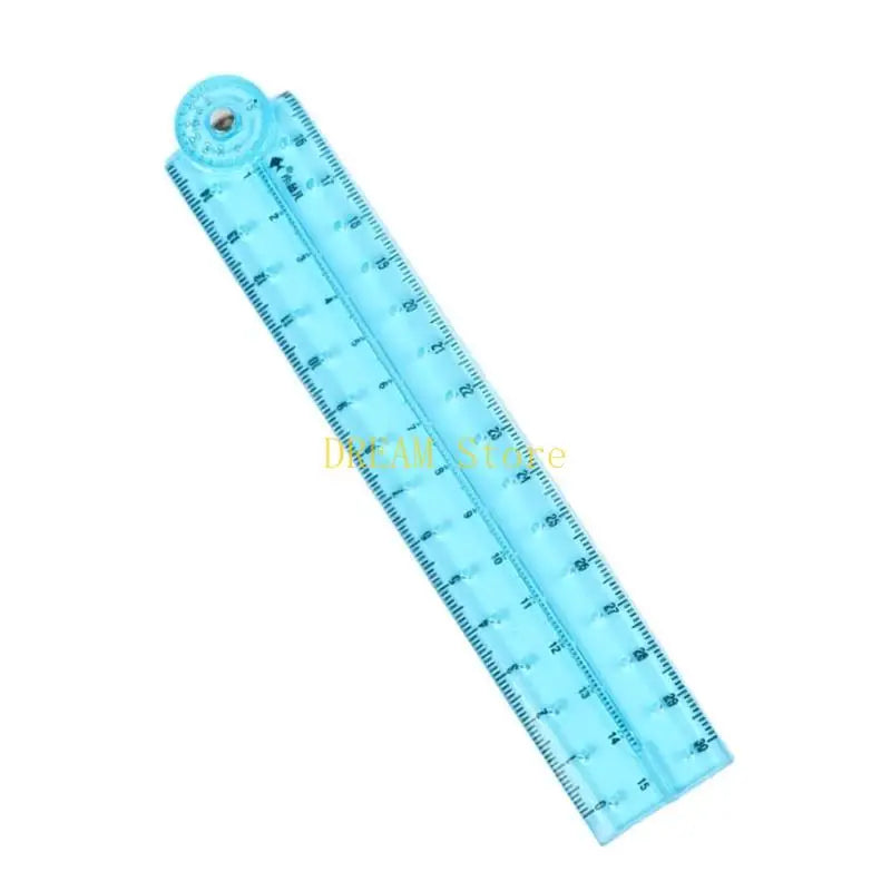Clear Folding Ruler Measuring Length 0-30cm Centimeters Scale Math Drawing Ruler Best Sale