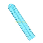 Clear Folding Ruler Measuring Length 0-30cm Centimeters Scale Math Drawing Ruler Best Sale