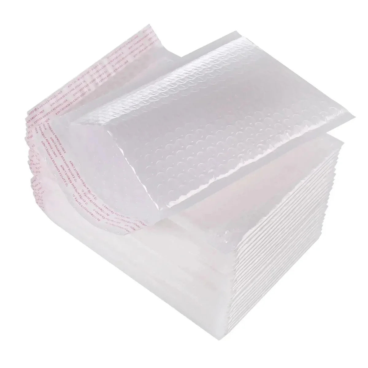 10/50Pcs Bubble Mailers White Poly Bubble Mailer Self Seal Padded Gift Bag Packaging Envelope Bags Book Shipping Package Bag