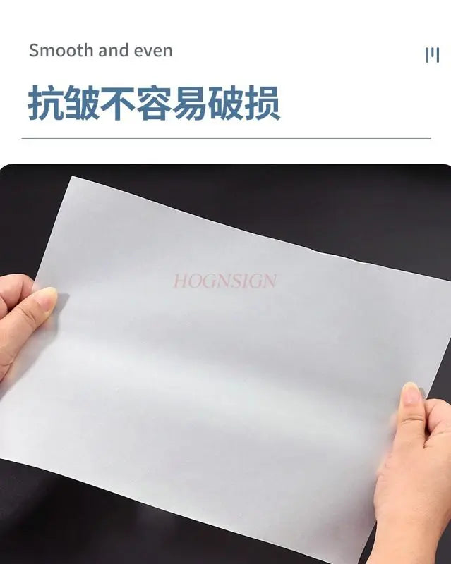 100sheets Sulfuric acid paper tracing paper, thickened plate making transfer paper, fountain pen copying paper, drawing