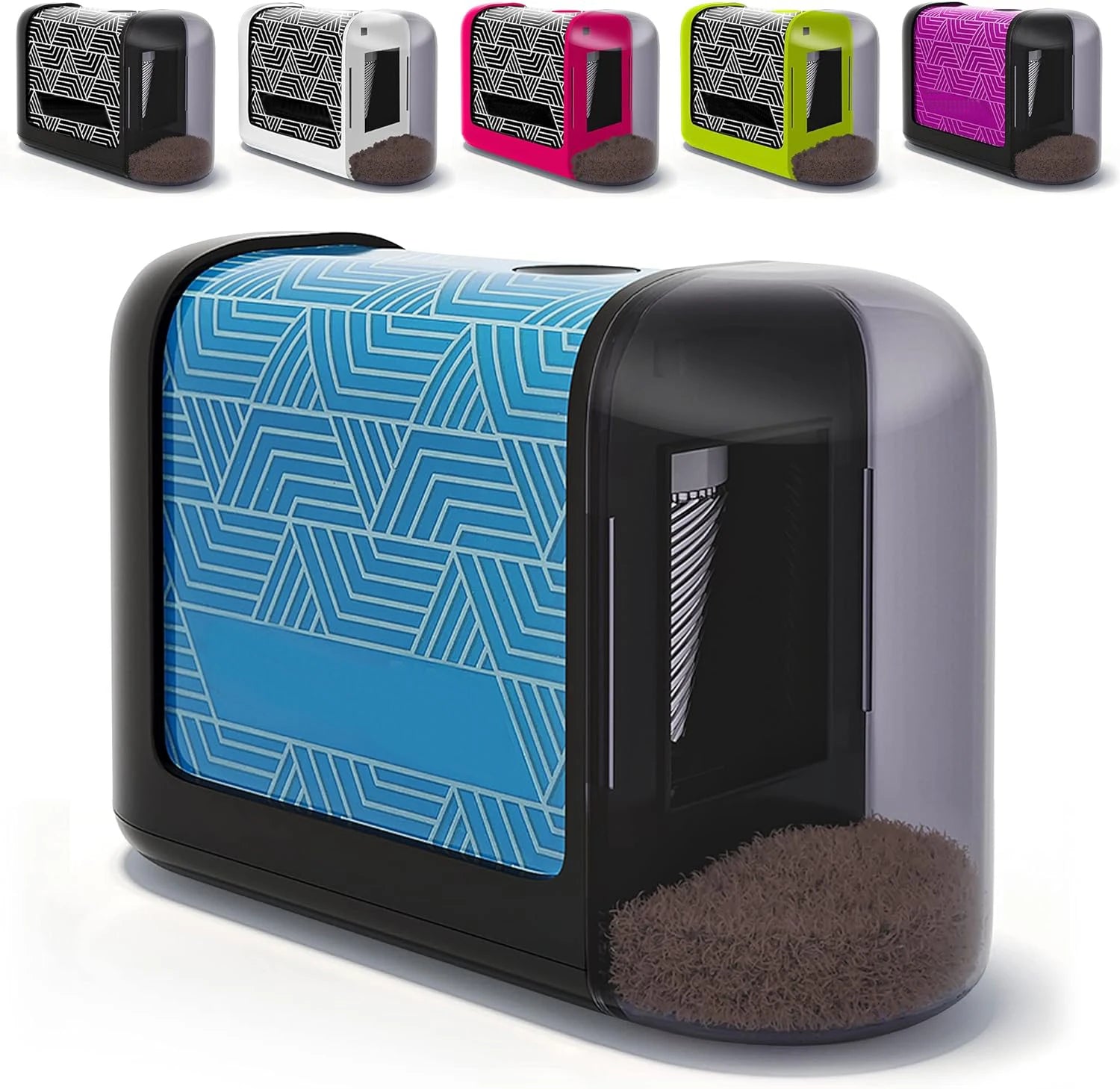 Battery-Operated Electric Pencil Sharpener for Kids, School, Home, Office - For No. 2 Pencils and Colored Pencils