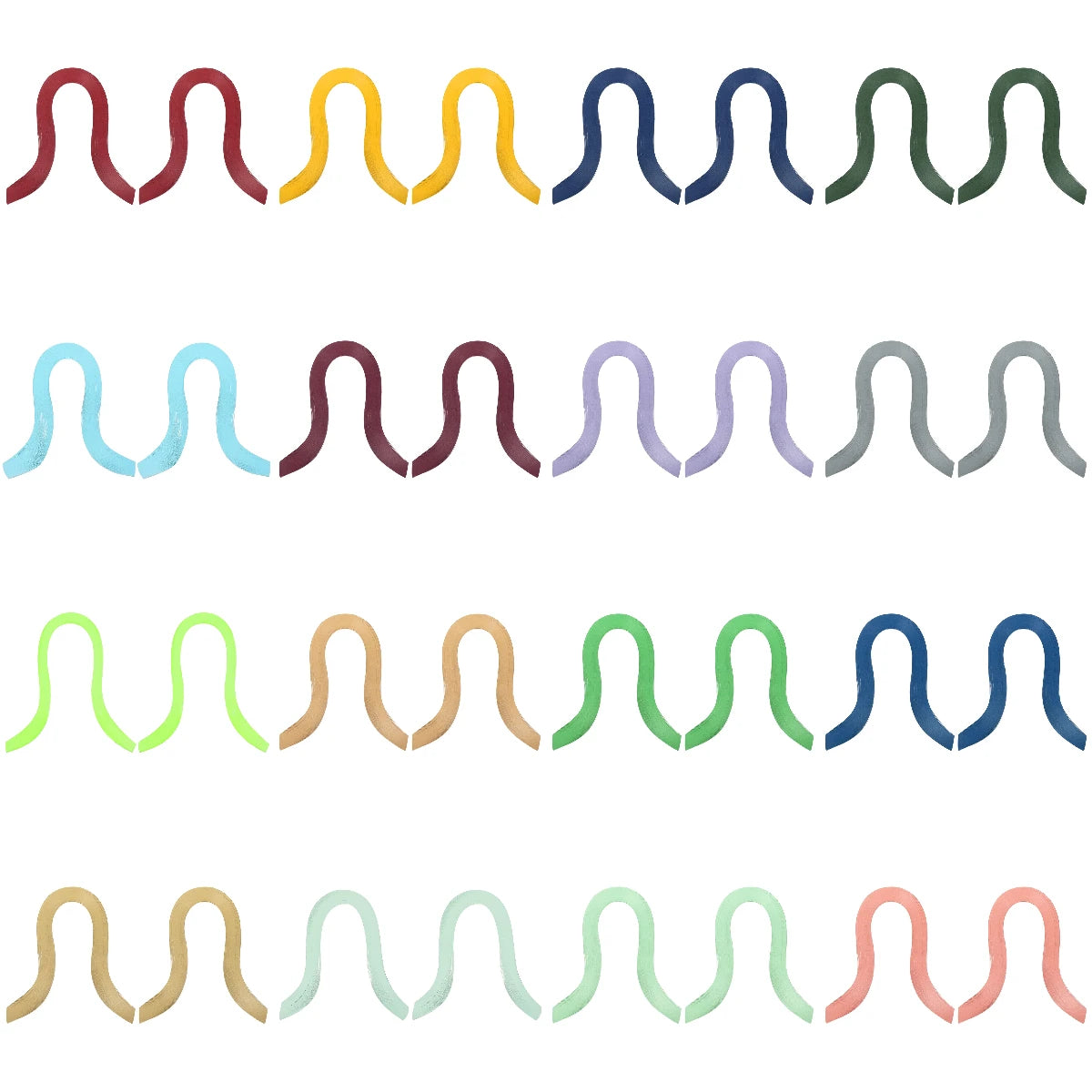 Uxcell 240 Strips Quilling Paper Set 39cm Mixed Color DIY Decoration Gift Craft Paper 3mm Origami Craft DIY Quilling Tools