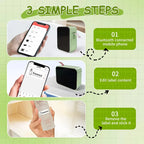 Marklife P15 Mini Portable Label Printer Smart Pocket Printer Thermal Adhesive Sticker Labeling Machine ot 3PK Label Paper NoInk
