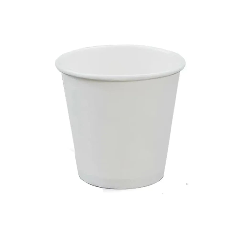 200Pcs 30/60/120/200ml Disposable Paper Cup Thickened Solid Color Paper Coffee Cup Multisize Food Grade Tasting Cup