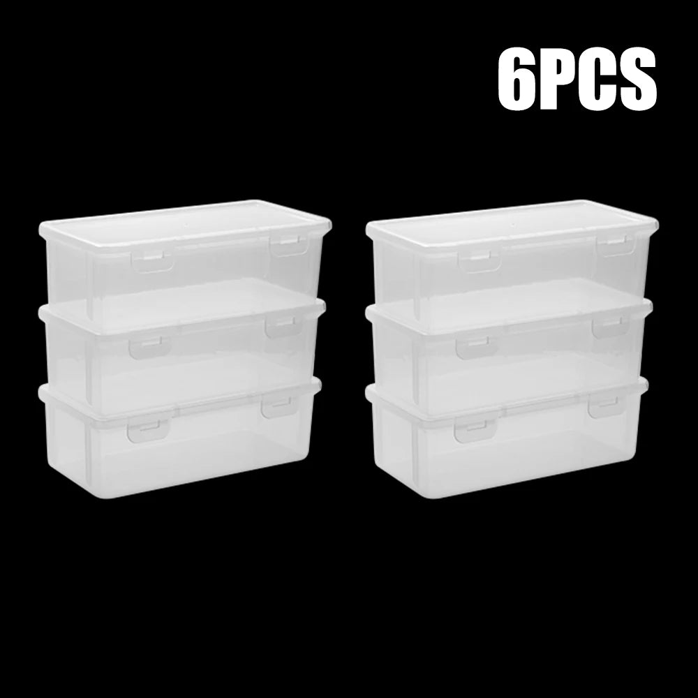 1pc Translucent PencCase Large Capacity Lightweight Convenient for School Supplies Storage Pen Box Organizer Box