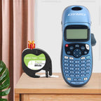 Inkless Label Maker Dymo LetraTag LT100H LT-100H Label Printer Handheld Self-adhesive Sticker Printer with Dymo 12mm LT Tape