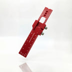 Aluminum Alloy Woodworking Pocket Ruler with Slider, Square T-shaped Ruler, T-shaped Track Reference Instrument