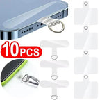 10/5/1Pcs Universal Tpu Mobile Phone Anti-lost Lanyard Card Gasket Nylon Detachable Phone Hanging PLR Strap Patch Tether Pad