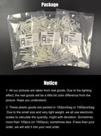 100pcs White R Shape Cable Clips Screw Fixing Nylon PA66 Plastic Desk Office Electric Wire Holder Fastener Management