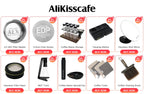Coffee Beans Storage Container Tube Display Rack Tea Bottle Glass Single Dose Espresso Accessory Coffeware Set Barista Tool Gift