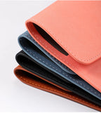 Faux Leather Document Bag, Business Information Bag, A4 Folder, School and Office Supplies, Storage Bag