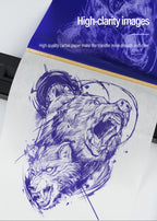 Tattoo Transfer Paper A4 Size Tattoo Stencil Paper Copy Paper Thermal Paper for Tattoo Transfer Machine or Hand Drawing