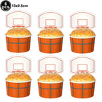 Basketball Tablecloths Basketball Party Decorations Rectangular Plastic Table Cover Boys Basketball Theme Birthday Party Supplie
