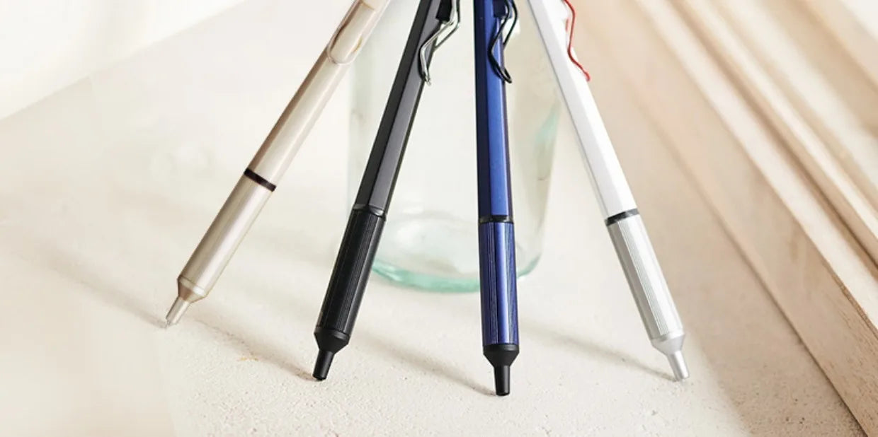 Japan UNI JETSTREAM EDGE Ultra Fine Ballpoint Pen,SXN-1003 Metal 0.28/0.38mm Fast-Drying for business,signing,Japanese Stationer