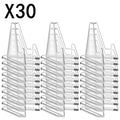 30 Pack Triangular Card Display Stand – Mini Acrylic Holder for Photos, Idol Pictures, Coin & Sports Trading Cards