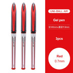 3/6pcs Japan Uniball Gel Pen AIR Straight Liquid Signature Pen UBA-188 Black Technology 0.5/0.7mm Free Writing School Supplies