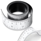 Black Magnetic Border Ruler with Both Inches and Centimeters Dual Scale Flexible Ruler Measuring Tool Magnetic Flexible Ruler