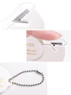 Portable Mini Letter Opener Paper Cutter, Attach to Refrigerators or Iron Surfaces to Prevent Loss