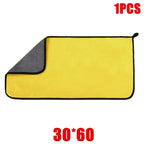 1/2/6 Pack Car Cleaning Cloth Professional Cleaning Car Wiping Microfiber Towel Car Wash Towel Accessories