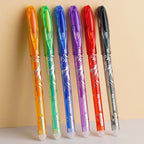 66pcs Erasable Pen refill Set Blue Black Ink Gel Pen Erasable Refill Rod Washable Handle School Office Writing Stationery