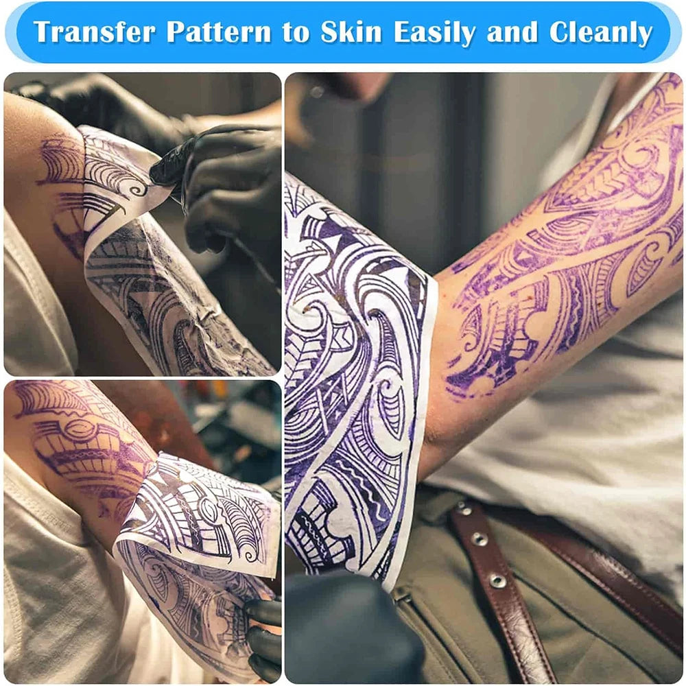 200-5PCS Tattoo Transfer Paper A4 Size Carbon Thermal Stencil Papers Tattoo Tracing Copier Paper for Printer Tattoo Accessories