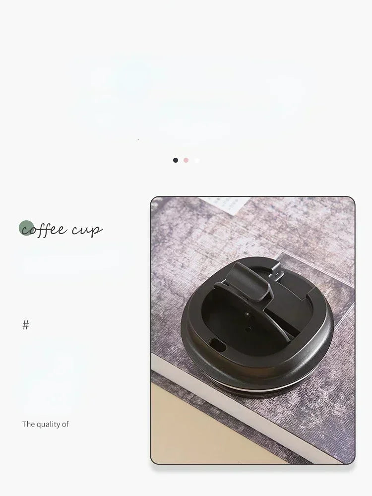 1pc 380/510ML Travel Stainless Steel Coffee Cup Thermal Mug Leak-Proof Thermos Bottle Tea Coffee Mug Vacuum Flask Insulated Cups