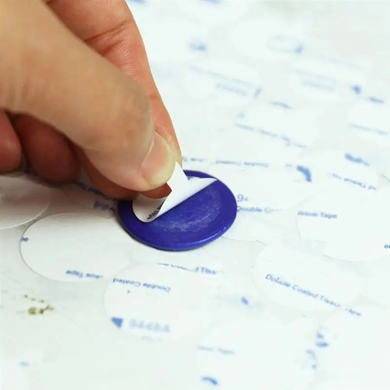 100/10PCS Seal Wax Stamp Stickers Self Adhesive Double Sided Round Circle Discs For Wax Sealing Stamp Candle Wick Making