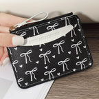Fashion PVC Credit Card Holder Roomy Small Card Case Lightweight Slim Coin Purse for Women Girls