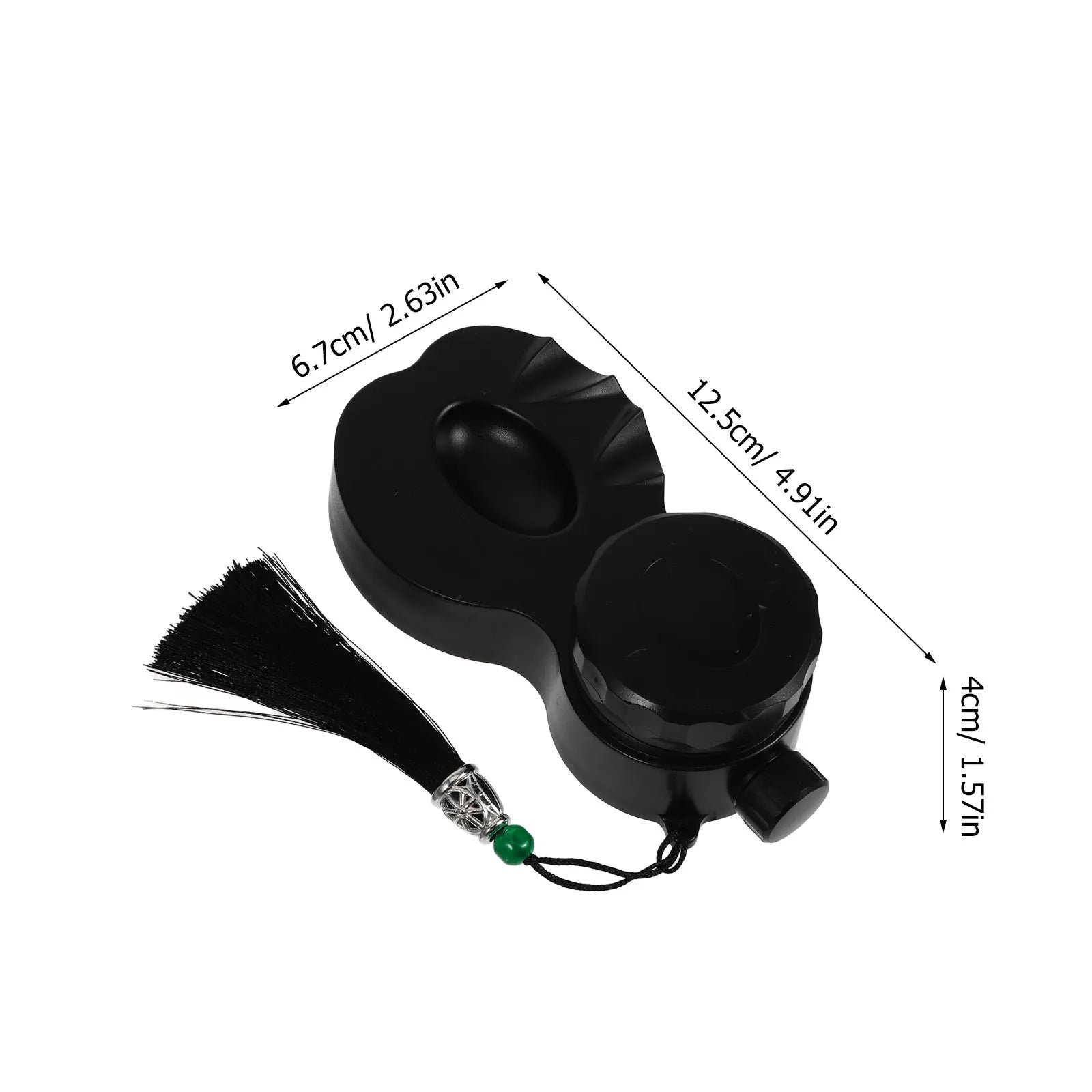 Portable Covered Inkstone Sealed Ink Tray Ink Dish Brush Rest Holder Beginner Student Calligraphy Practice Chinese Inkstone