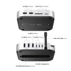 UGREEN USB HUB Docking Station for Mac Mini M4 M4 Pro M.2 NVMe SSD 8TB Max 10Gbps USB-A&C Ports SD&TF 170MB/s USB Splitter Dock
